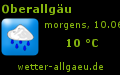 das aktuelle Allg�u Wetter
