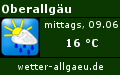 Das Wetter im Oberallgaeu
