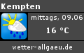 Wetter im Allg&auml;u