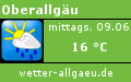 das aktuelle Wetter im Oberallg�u
