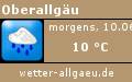 Aktuelle Wetterdaten Oberallg&auml;u